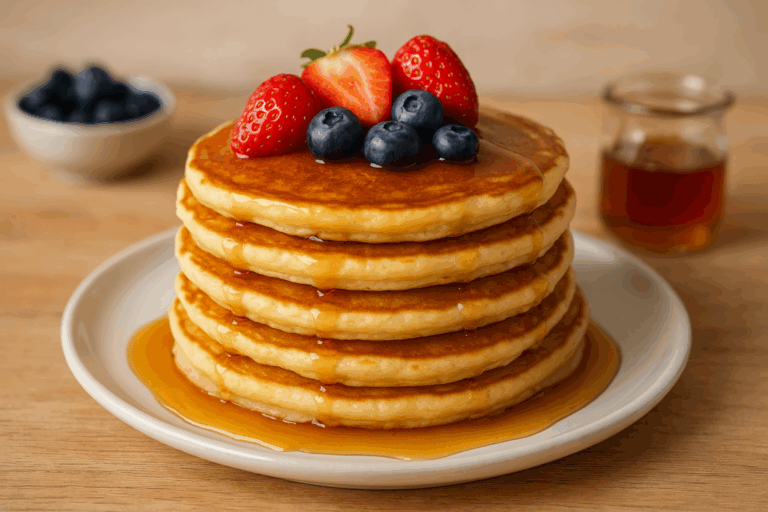 Air Fryer Pancake Cake Recipe.