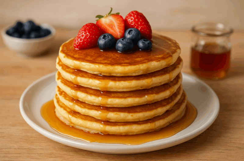 Air Fryer Pancake Cake Recipe.