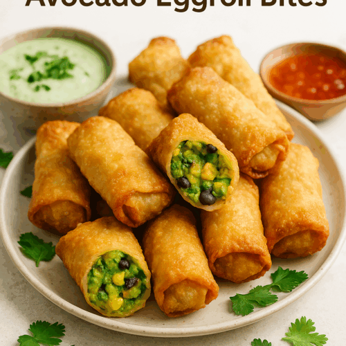 Crispy Air Fryer Avocado Eggroll Bites