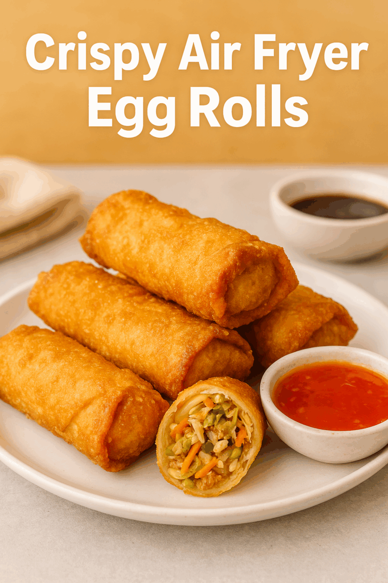 Crispy Air Fryer Egg Rolls – Easy & Healthier Homemade Recipe
