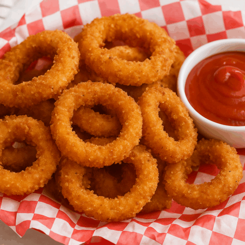 Crispy Air Fryer Onion Rings Recipe – Easy Classic Diner Style