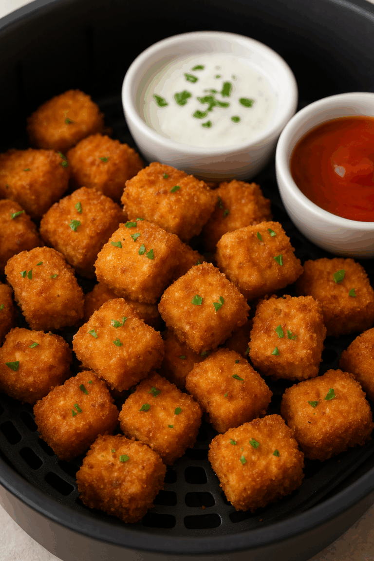 Crispy Vegan Air Fryer Tofu Nuggets – Easy, Healthy & Delicious