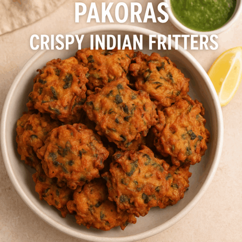 Air Fryer Vegetable Pakoras | Crispy Indian Fritters Recipe Without Deep Frying