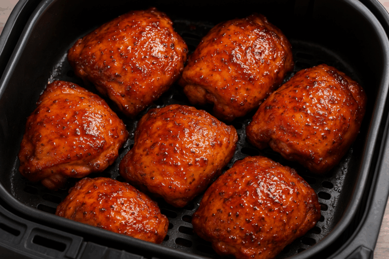 Crispy Air Fryer Honey Garlic Chicken Thighs: The Perfect Weeknight Dinner