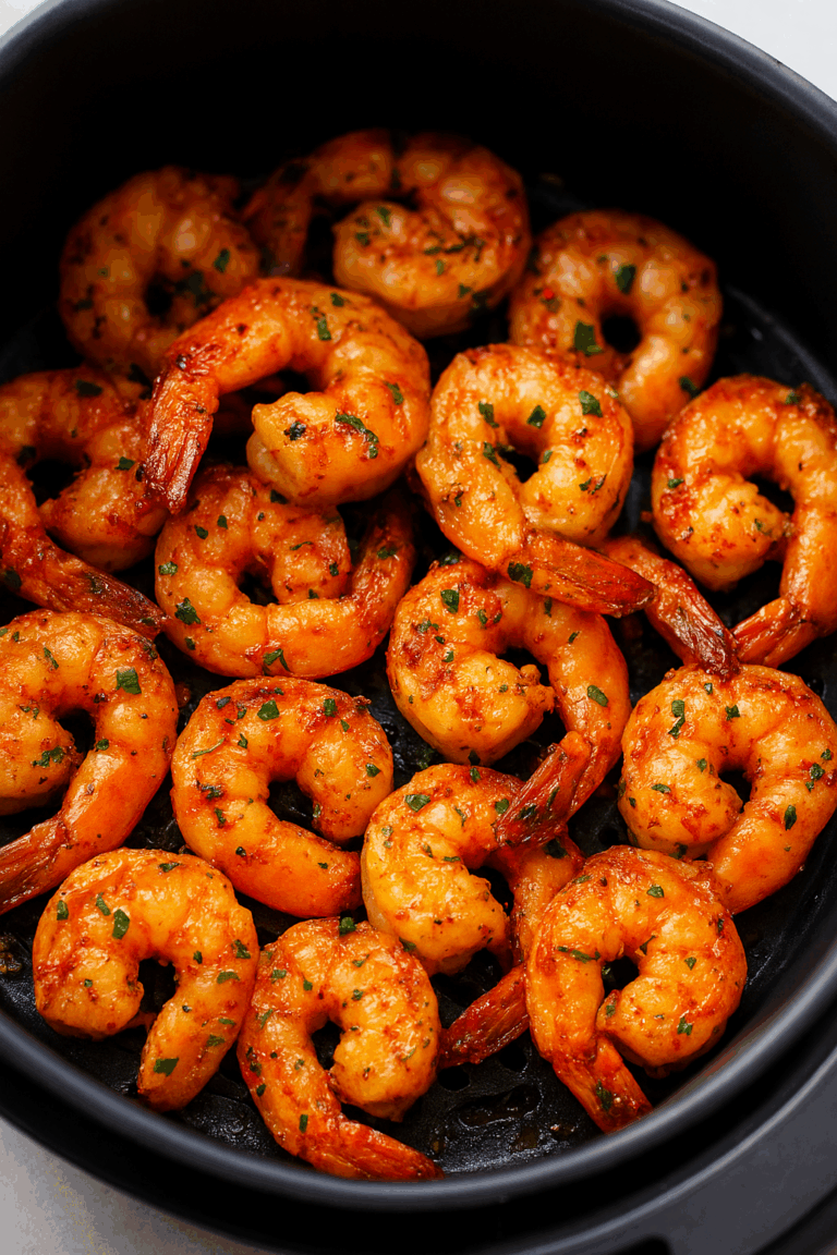 Air Fryer Garlic Butter Shrimps
