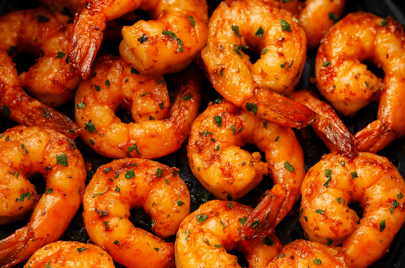 Air Fryer Garlic Butter Shrimps