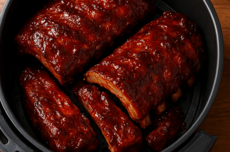 Air Fryer BBQ Ribs